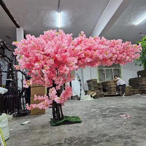 AT2016 Customize Decorative Artificial Silk Floral Arch Sakura Tree Fake Cherry Blossom Flower Trees Decor Faux Wedding Tree
