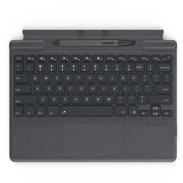 Uogic Bluetooth Wireless Surface Keyboard With Stylus Pen Touchpad Tablet Keyboard For Surface 3/4/5/6/7
