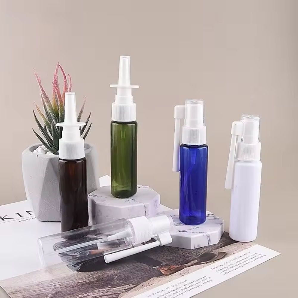 PAVICO PACKAGING COMPANY LIMITED Best Price 20ml 30ml 50ml Spray Bottle For Nasal Throat Spray Bottle With Mister Sprayer Pump Long Nozzle For Fine Mist Spray