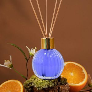 Cheap Price Round 50ml 2oz Beauty Clear Custom Color Reed Diffuser Glass Bottle