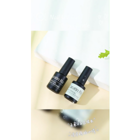 Senior PAK Customize Private Label or Logo New Product 10ml 15ml Empty Unique Black Matte Nail Polish Bottle with Black CapPopular