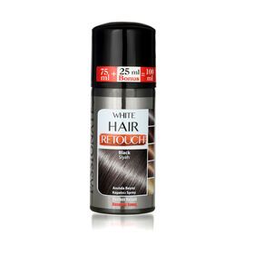 Passionate retouch hair spray 100 ml white hair concealer instant dye spray for white hair Black
