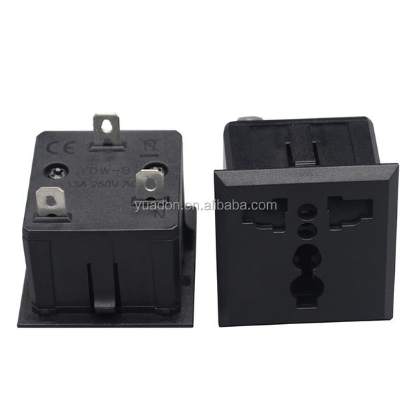 YUADON YDW-8 Universal Electric Socket With Safety Shutter Power Socket For UPS PDU Equipment Cabinet