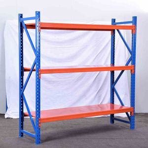 200-3000kgs Load Capacity Medium-Duty Warehouse Goods Storage Rack Diamond Holes Shelf
