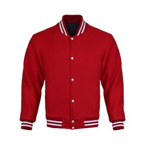 Varsity Plain Jacket For Men Classic  Fashionable Leather Biker Motorcycle High Street Men's Jackets from Pakistan