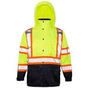 Factory Direct High Visibility Construction Security Safety Jacket Hot Sale Hi-Vis Reflective Workwear Solid Color