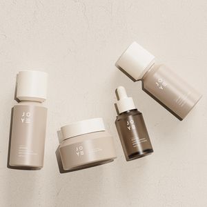 Biodegradable 30 40 60 100 120 150 Ml Round Luxury Cosmetic Packaging Bottles Face Lotion Cream Bioplastic Bottle With Pump