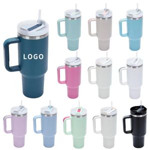 Kitchen Sublimation h20 Termo Cup Travel Mug 40oz Insulated Tumbler Cups With Handle