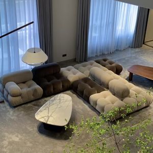 Italian Creative Styles Luxury Comfortable Sectional Sofa Sets Living Room Furniture Fabric Modular Sofa