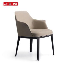 Hot Selling Nordic Cushion Seat And Back Wooden Frame Furniture Chair Velvet Upholstered Hotel Exclusive Dining Chair