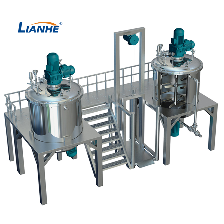 200l 500l Mixing Tank Liquid Paste Machinery Production Line Cleaning Chemicals Detergent Soap Making Machine
