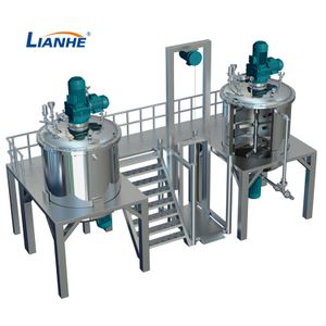 200l 500l Mixing Tank Liquid Paste Machinery Production Line Cleaning Chemicals Detergent Soap Making Machine