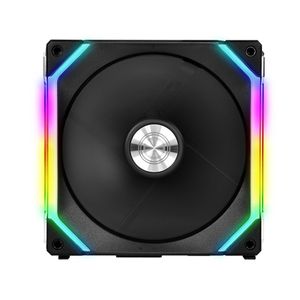 LIAN LI UNI FAN SL120, PC Case Modular RGB Fan , 12cm 120mm Cable Free Software Smart PWM Control M/B 5V ARGB Black/White