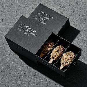 Elegant Black Cardboard Custom Chocolate Bar Nuts Paper Box Luxury Gift Drawer Packaging Box