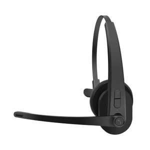 Lightweight office call center truck driver earphones with microphone noise reduction wireless Skype earphones