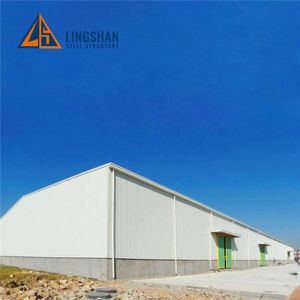 Low Cost Prefabricated Construction Design Light Two Story Steel Structure Warehouse Building