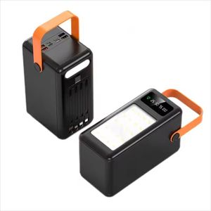 80000mAh ype C Output Fast Charging Power Banks Portable Power Bank  with Four Wires