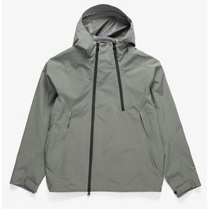Xianghong CONMR Male's High-Performance Thin Hardshell Jacket 3-Layer Windproof DWR Treatment PFC-Free For Outdoor Trekking