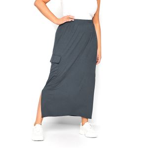 2024 New Cotton Long Wrap Breathable Skirts Women Casual Women Skirts Career Dresses Plus Size Knitted Long Skirt Cheap price