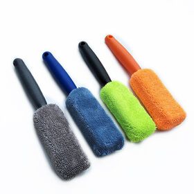 Microfiber suv car wash kit wheel brush tire grips detailing brush wheel snow shovel rim brush car magnetic cleaning tools