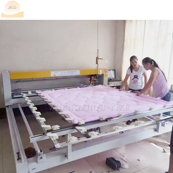 China mattress embroider sewing machine for comforter quilt industrial computerized multineedle single needle quilting machines