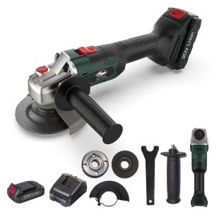 Hailian NAG08 Power Tools 125mm Cutting Disc 20V Electric Angel Grinder Cordless 1 X 2000mah 10000RPM 125mm 5 Inch