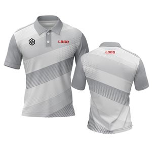 Sublimation Polyester Polo Shirt Men's Women's Custom Logo Printing Short Sleeve Golf Polo Tee