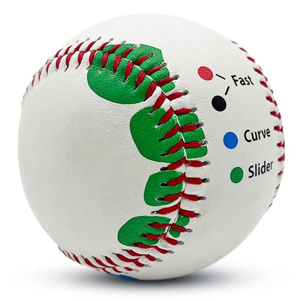 Handmade Baseball Training Balls High Quality Baseball for Training Leather Baseball With Finger Placement Markers