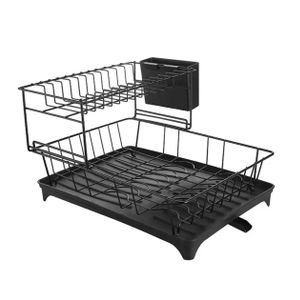 Wholesale Drying Dryer Holder Metal Stand Shelf Rack stainless steel dish drainer kitchen storage containers