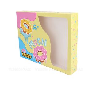 Wholesale Custom Printed Donut Box Packaging Cardboard Bakery Bread Food Doughnut Paper Mailer Box