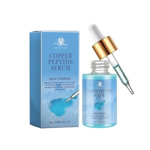 Private Label Anti Aging Wrinkles Collagen Copper Peptides Facial Serum For Face