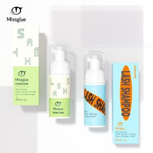 Missglue Wholesale Cruelty Free Oil Free Gentle Mousse Eyelash Foam Eyelash Extension Cleanser Lash shampoo Eyelash Shampoo