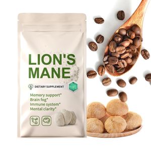 Arabica Instant Organic Mushroom Blend Coffee Mushroom Powder Reishi Lions Mane Mushroom Coffee Private Label
