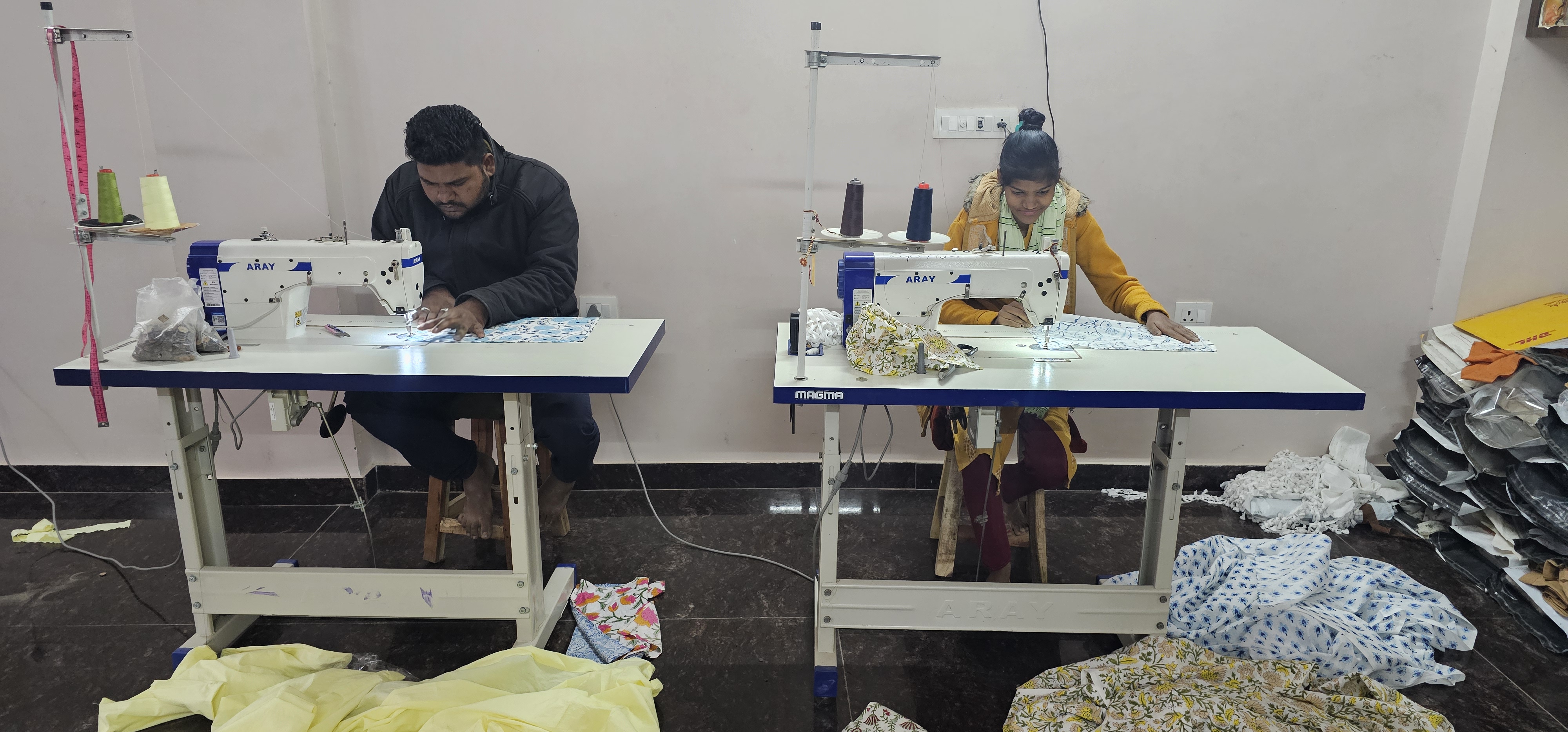 Rajhans Export Block Printed Kaftan
