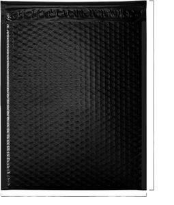 Custom design Bubble Mailers 6x10" 100 Pack Black Padded Envelopes Usable Size 6x9" Thick Mailing Envelopes