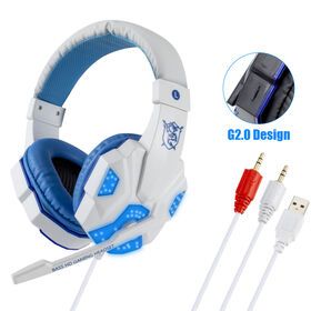 Factory Wholesale PC780 Hot-selling PC Gamer Computer Headset Gamer Led Light Gaming Headphones Wired Headset With Mic Gifts