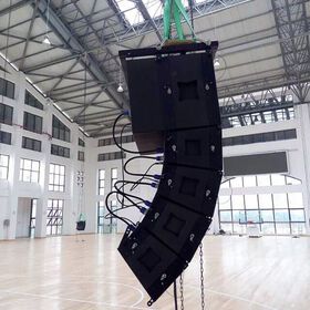 ITC Full set professional audio ohm outdoor speakers sound system power line array speaker for church