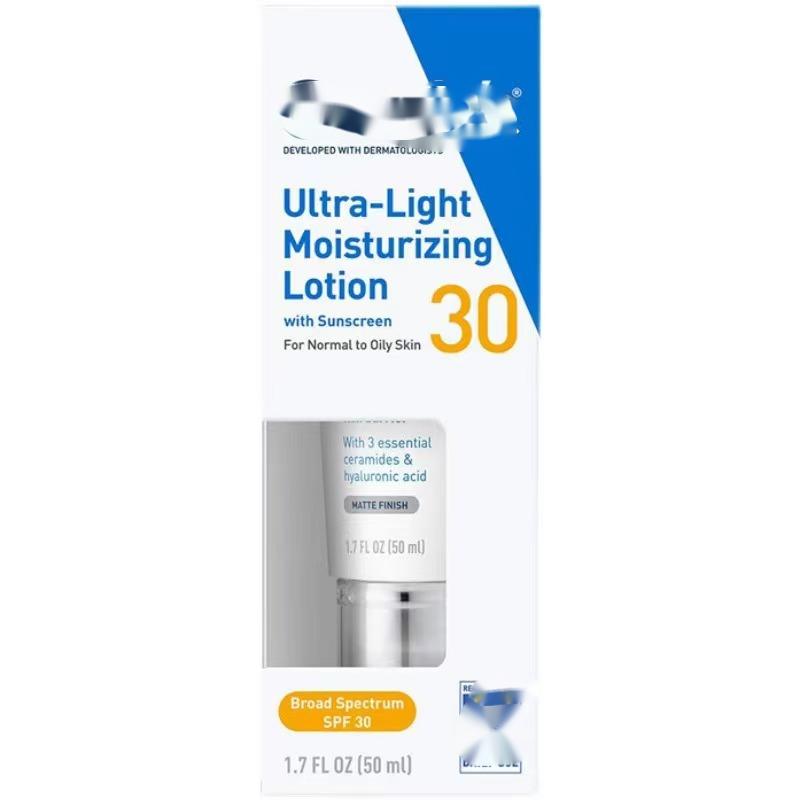 Sensitive Skin Daytime Oil-Free Protectant Lotion 50ml for Light Ageing Lightweight Sunscreen Moisturizing Day Cream