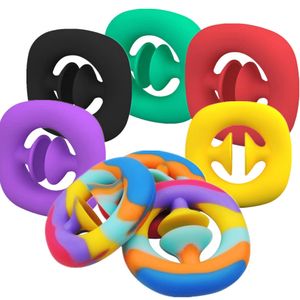 2022 New Hot Sale Anti Stress Popular Kids Stress Relief Silicone Squeeze Fidget Sensory Toy Snappers Fidget Toy Squeeze Toy