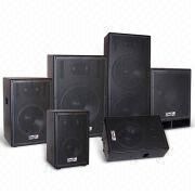 8, 10, 12, 15 and 2 x 15-inch PA Speaker Boxes with 8&#937; Impedance and Paint Enclosure