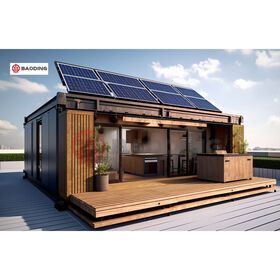 Solar panels Factory Hot Sale New Design Portable Modular Container House Prefab House Office