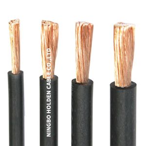 25mm pure copper welding cable 35 75 95 120 150 400 sq mm rubber cable