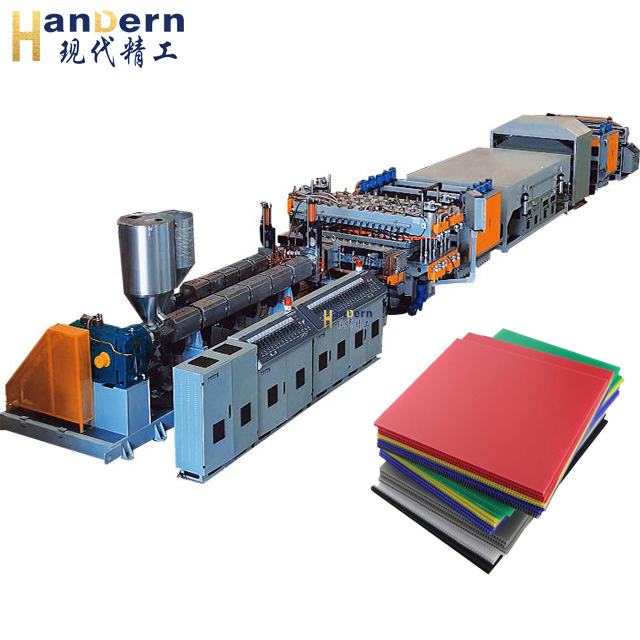 Plastic corrugated sheet machine pp corrugated sheet extruder machine