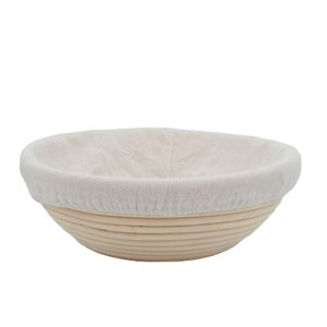 Wholesale 8/9/10 inch Indonesia Round Bread Rattan Banneton Proofing Baskets for Sourdough Baking Baker with liner
