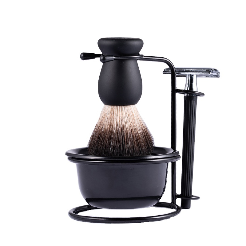 Traders collection Men's shaving mug and brush set design shaving brush knots Shaving Set Soap Bowl Mug Badger Hair Beard Brush