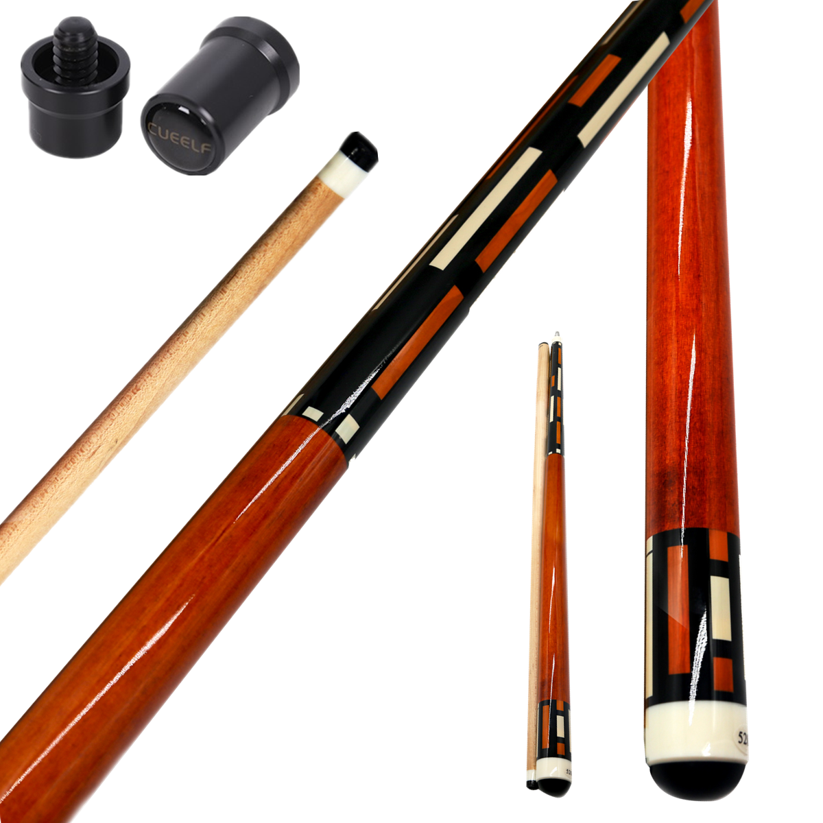 TQG-45Wholesale Professional Billiard Cue Stick 3 Cushion Carom Cue 12mm Ash Wood 142cm Korea Libre Cue 9mm Tip Maple Wood Butt