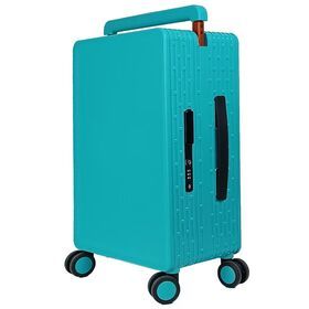 Carry On Luggage Wide Handle Luxury Design Rolling Travel Suitcase PC Hardside with Aluminum Frame Hollow Spinner Wheels