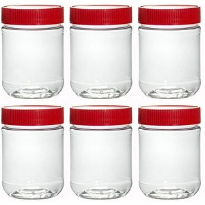 Wholesale Empty Luxury high quality Plastic Jar For Peanut Butter airless packaging with screw  cap