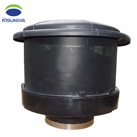Agricultural tractor two-stage air precleaner for farm equipment air filters