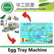 pulp egg box making machine low cost high quality